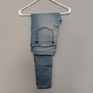Free People Light Wash Skinny Jeans